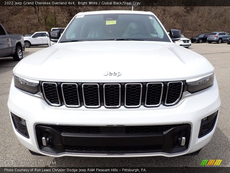 Bright White / Global Black/Steel Gray 2022 Jeep Grand Cherokee Overland 4x4