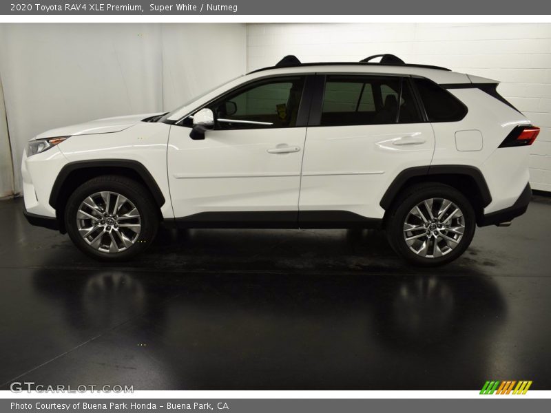 Super White / Nutmeg 2020 Toyota RAV4 XLE Premium