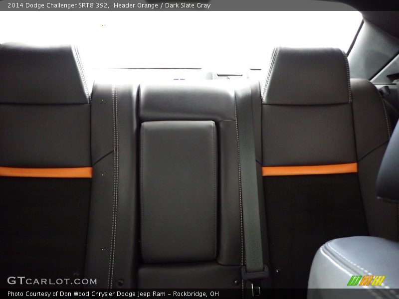 Header Orange / Dark Slate Gray 2014 Dodge Challenger SRT8 392