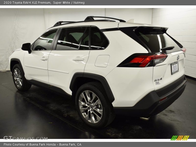 Super White / Nutmeg 2020 Toyota RAV4 XLE Premium