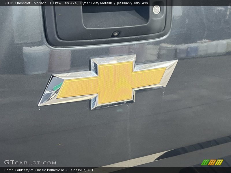 Cyber Gray Metallic / Jet Black/Dark Ash 2016 Chevrolet Colorado LT Crew Cab 4x4