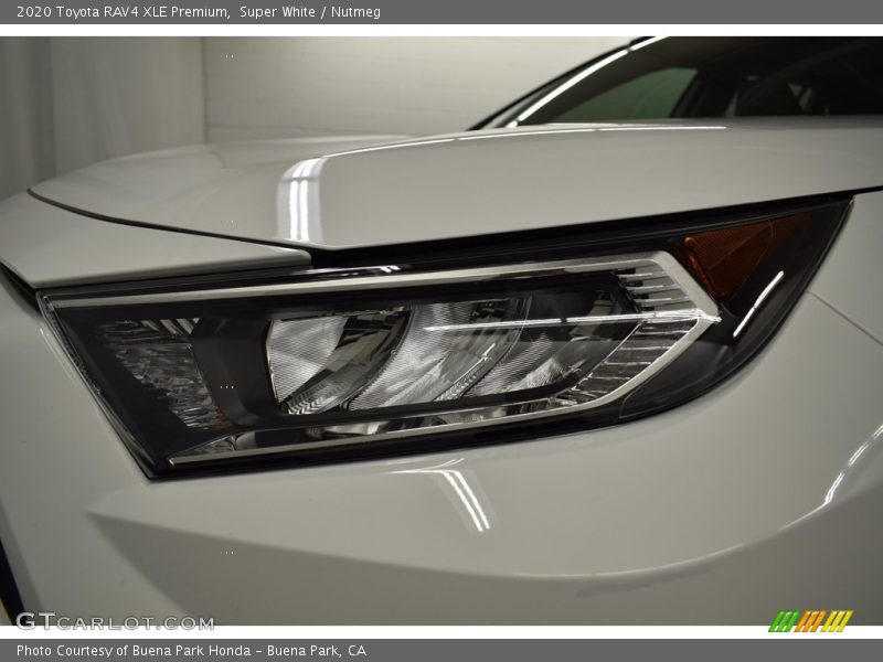 Super White / Nutmeg 2020 Toyota RAV4 XLE Premium