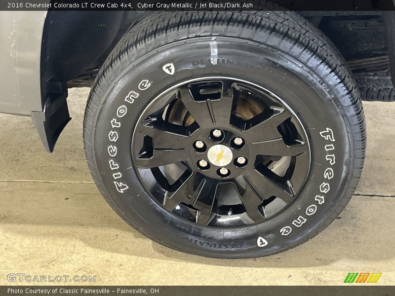 Cyber Gray Metallic / Jet Black/Dark Ash 2016 Chevrolet Colorado LT Crew Cab 4x4