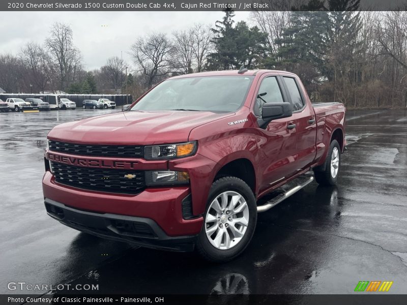 Cajun Red Tintcoat / Jet Black 2020 Chevrolet Silverado 1500 Custom Double Cab 4x4