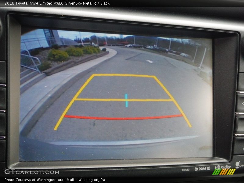 Silver Sky Metallic / Black 2018 Toyota RAV4 Limited AWD