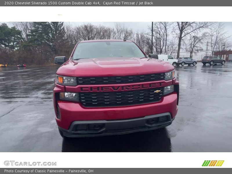 Cajun Red Tintcoat / Jet Black 2020 Chevrolet Silverado 1500 Custom Double Cab 4x4