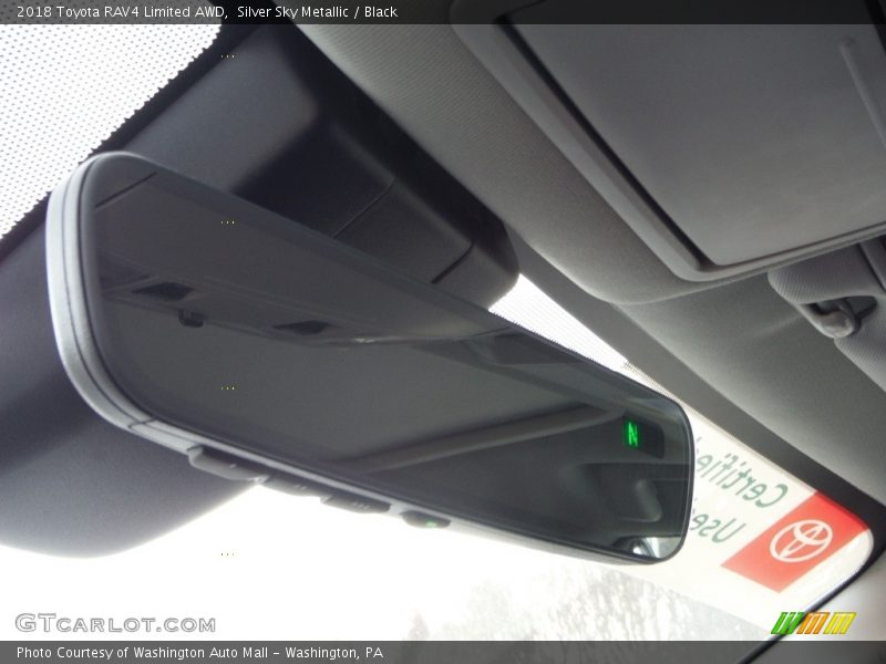 Silver Sky Metallic / Black 2018 Toyota RAV4 Limited AWD