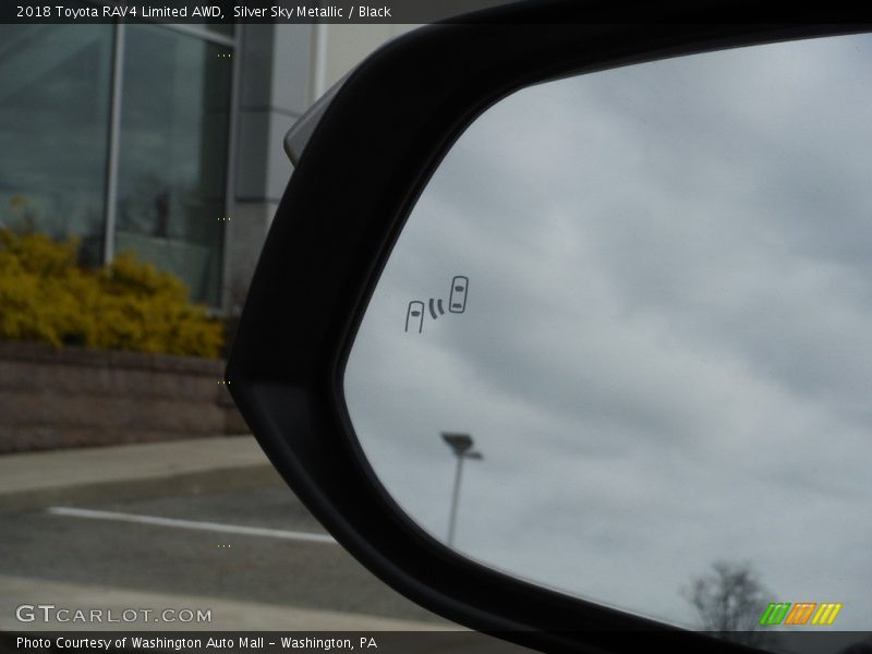 Silver Sky Metallic / Black 2018 Toyota RAV4 Limited AWD