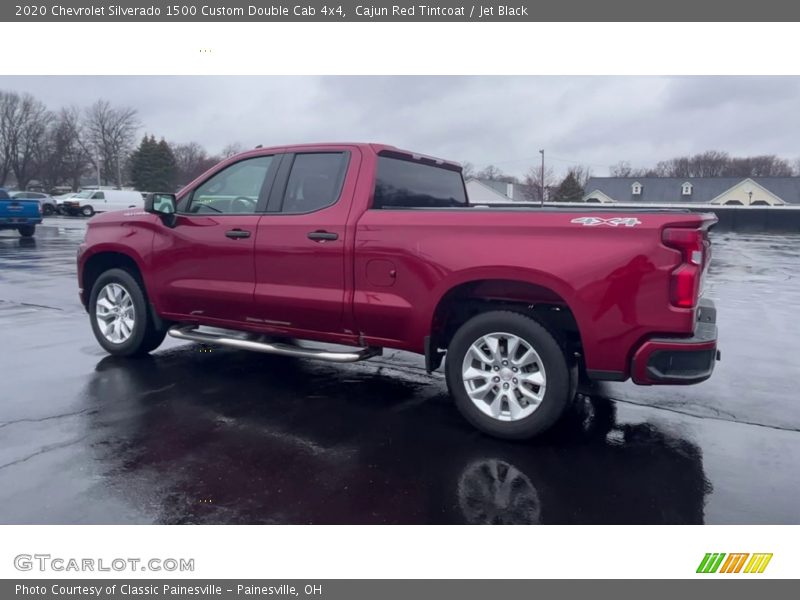 Cajun Red Tintcoat / Jet Black 2020 Chevrolet Silverado 1500 Custom Double Cab 4x4