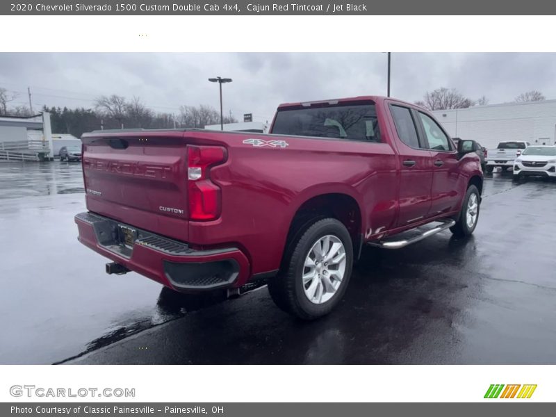 Cajun Red Tintcoat / Jet Black 2020 Chevrolet Silverado 1500 Custom Double Cab 4x4