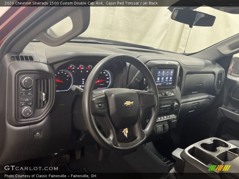 Cajun Red Tintcoat / Jet Black 2020 Chevrolet Silverado 1500 Custom Double Cab 4x4