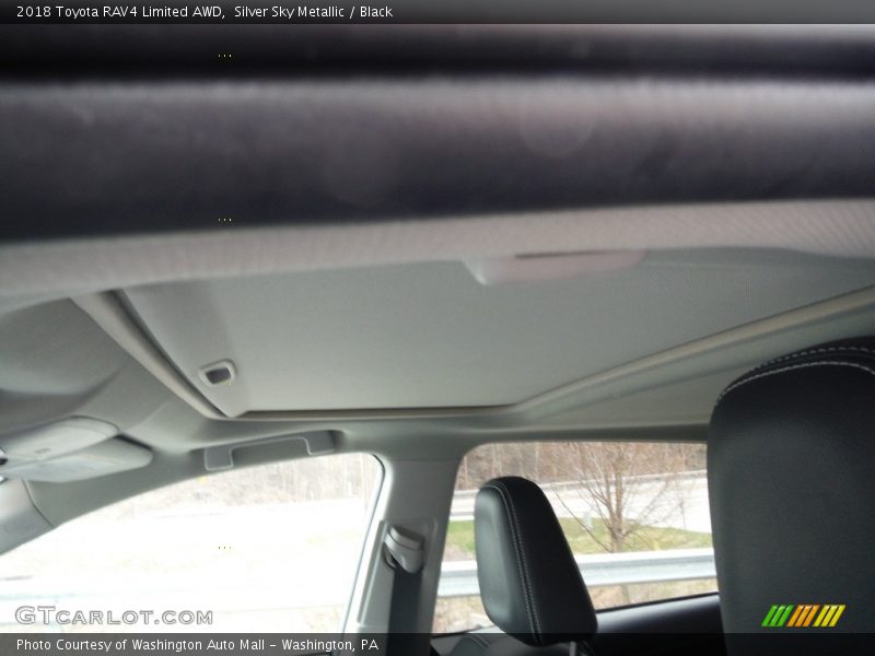 Silver Sky Metallic / Black 2018 Toyota RAV4 Limited AWD