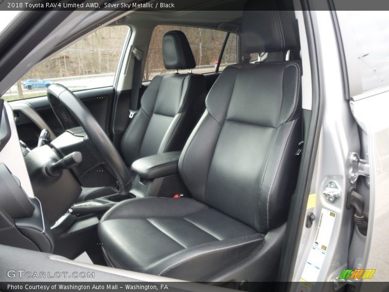 Silver Sky Metallic / Black 2018 Toyota RAV4 Limited AWD