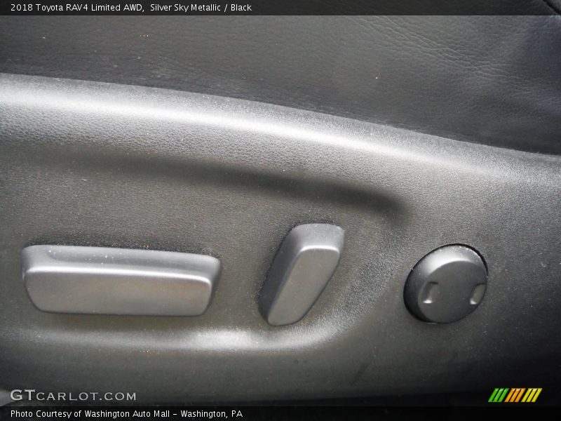 Silver Sky Metallic / Black 2018 Toyota RAV4 Limited AWD