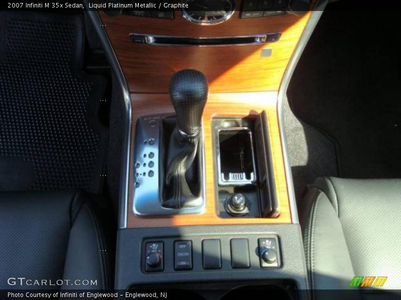 Liquid Platinum Metallic / Graphite 2007 Infiniti M 35x Sedan