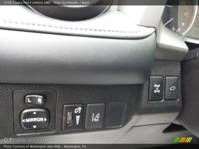 Silver Sky Metallic / Black 2018 Toyota RAV4 Limited AWD