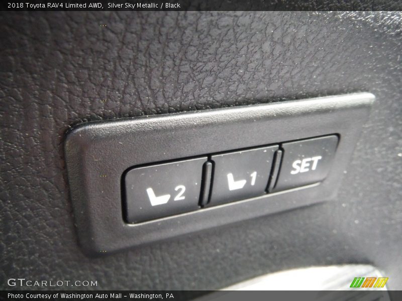 Silver Sky Metallic / Black 2018 Toyota RAV4 Limited AWD