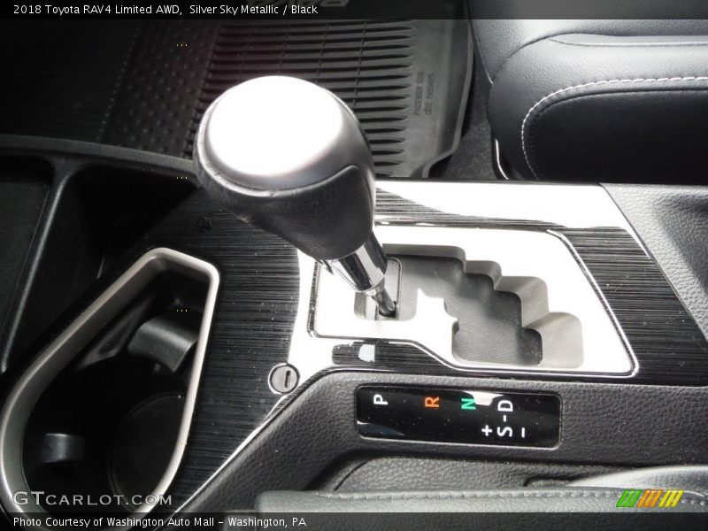 Silver Sky Metallic / Black 2018 Toyota RAV4 Limited AWD