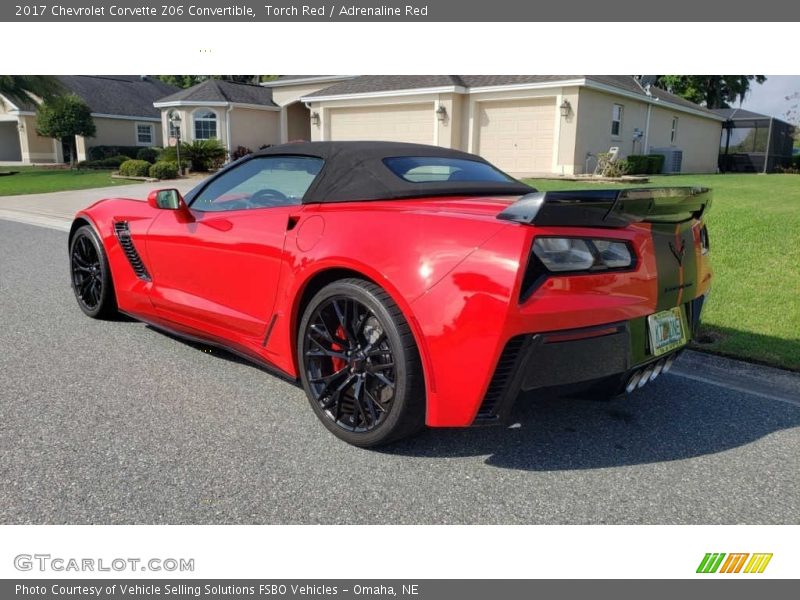 Torch Red / Adrenaline Red 2017 Chevrolet Corvette Z06 Convertible