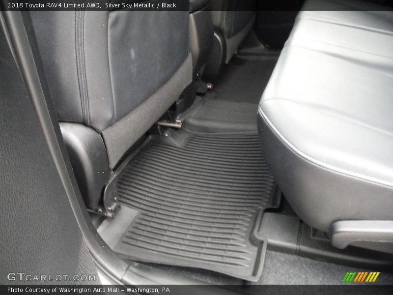 Silver Sky Metallic / Black 2018 Toyota RAV4 Limited AWD