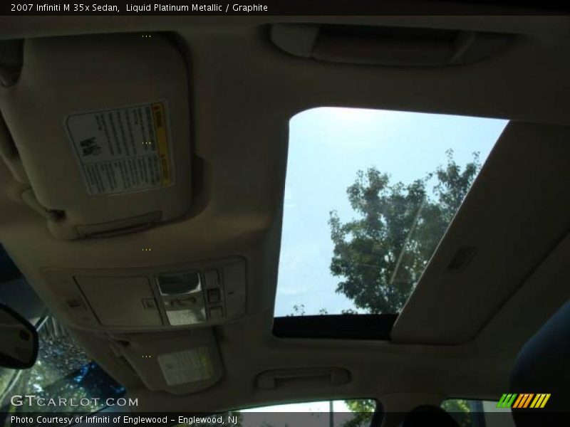 Liquid Platinum Metallic / Graphite 2007 Infiniti M 35x Sedan