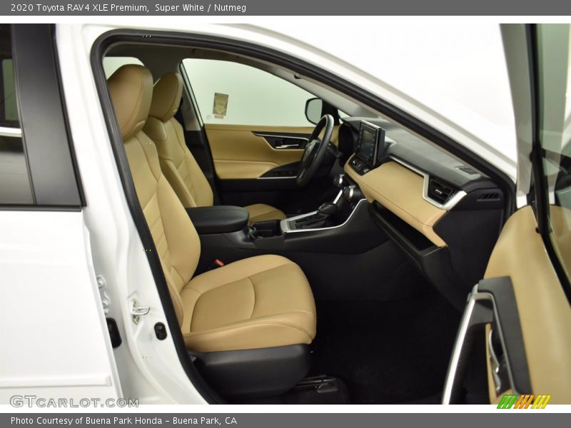 Super White / Nutmeg 2020 Toyota RAV4 XLE Premium