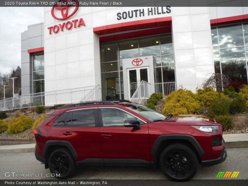 Ruby Flare Pearl / Black 2020 Toyota RAV4 TRD Off-Road AWD
