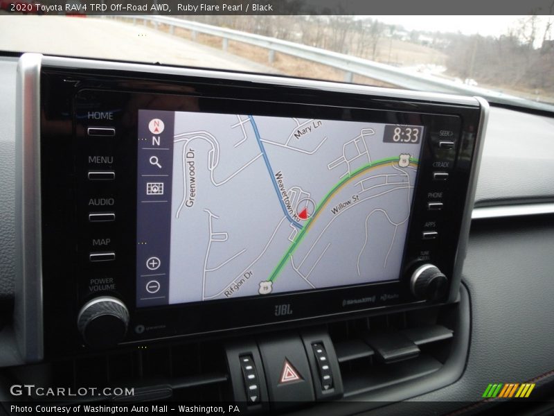 Ruby Flare Pearl / Black 2020 Toyota RAV4 TRD Off-Road AWD