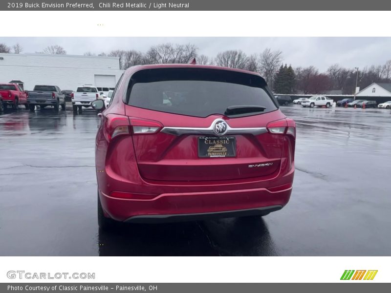 Chili Red Metallic / Light Neutral 2019 Buick Envision Preferred