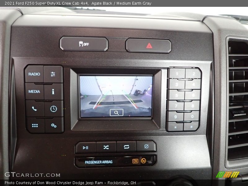 Agate Black / Medium Earth Gray 2021 Ford F250 Super Duty XL Crew Cab 4x4