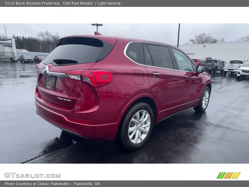Chili Red Metallic / Light Neutral 2019 Buick Envision Preferred