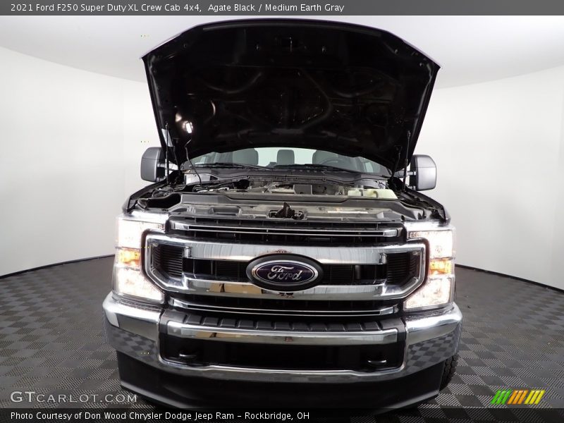 Agate Black / Medium Earth Gray 2021 Ford F250 Super Duty XL Crew Cab 4x4