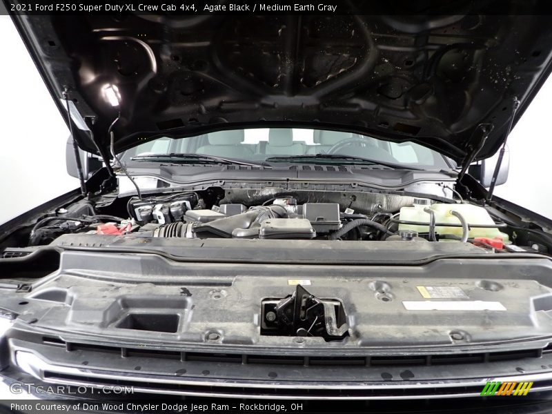 Agate Black / Medium Earth Gray 2021 Ford F250 Super Duty XL Crew Cab 4x4