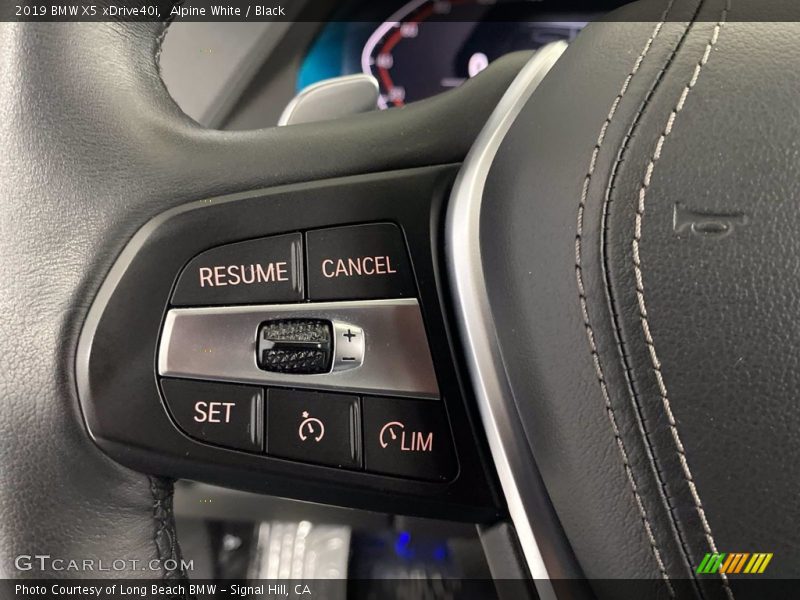 Alpine White / Black 2019 BMW X5 xDrive40i