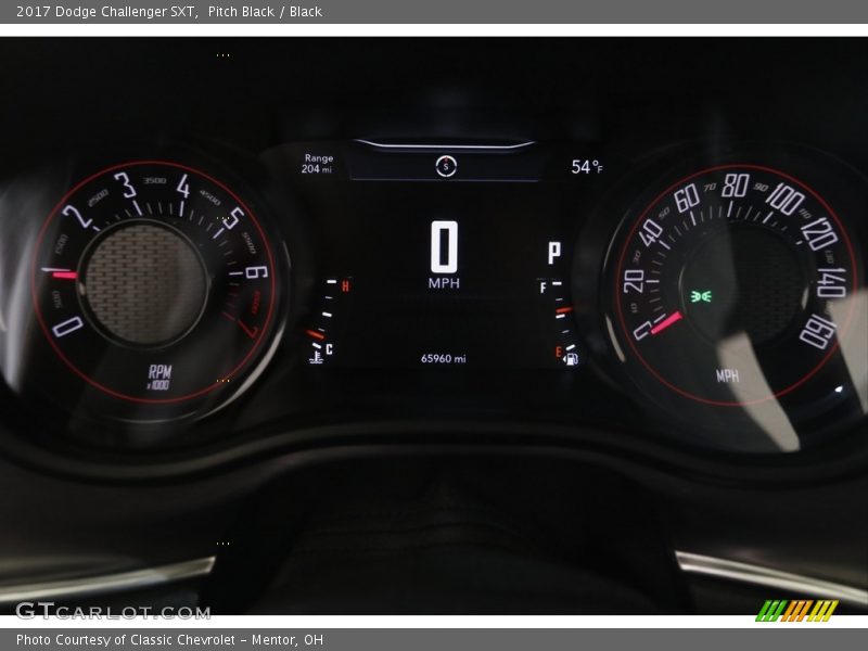 Pitch Black / Black 2017 Dodge Challenger SXT