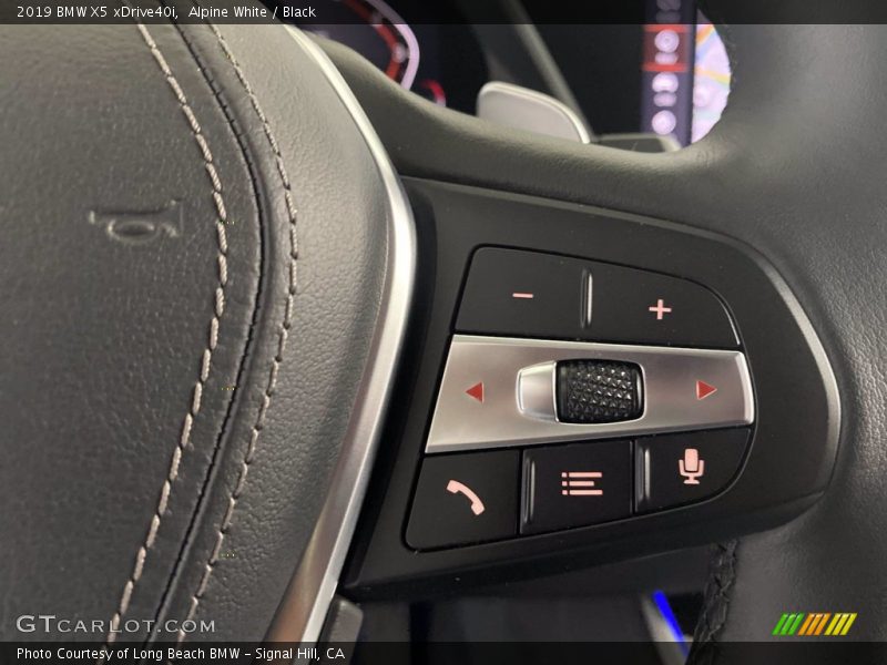 Alpine White / Black 2019 BMW X5 xDrive40i