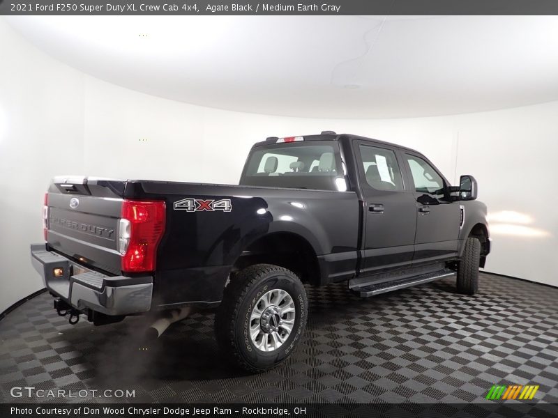 Agate Black / Medium Earth Gray 2021 Ford F250 Super Duty XL Crew Cab 4x4