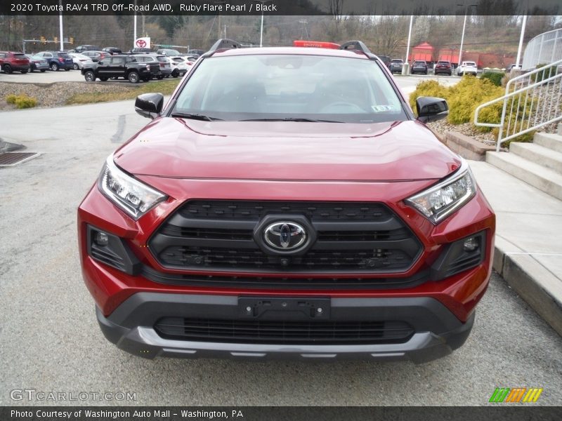 Ruby Flare Pearl / Black 2020 Toyota RAV4 TRD Off-Road AWD