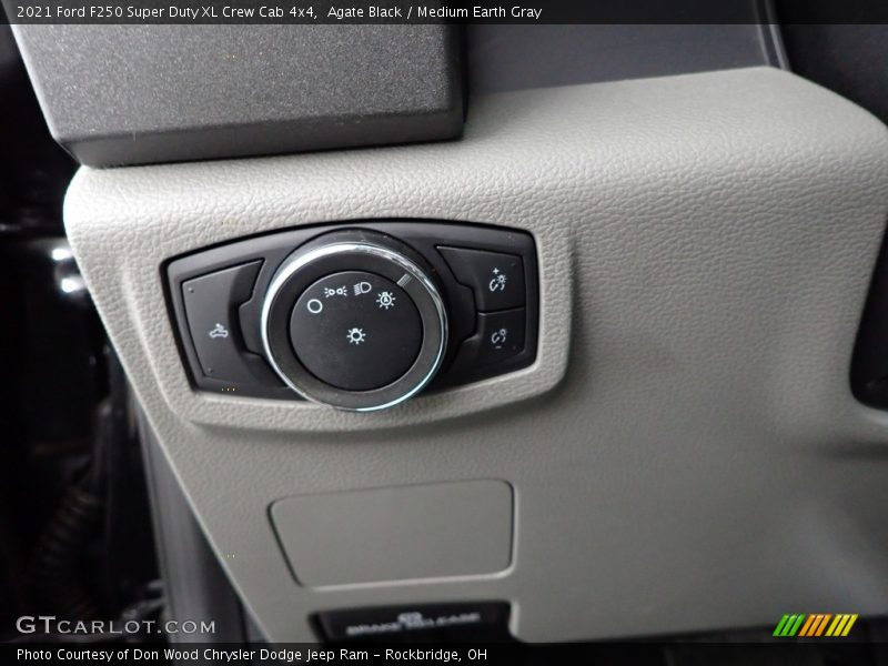 Agate Black / Medium Earth Gray 2021 Ford F250 Super Duty XL Crew Cab 4x4