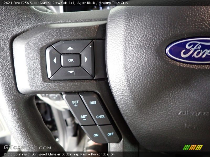 Agate Black / Medium Earth Gray 2021 Ford F250 Super Duty XL Crew Cab 4x4