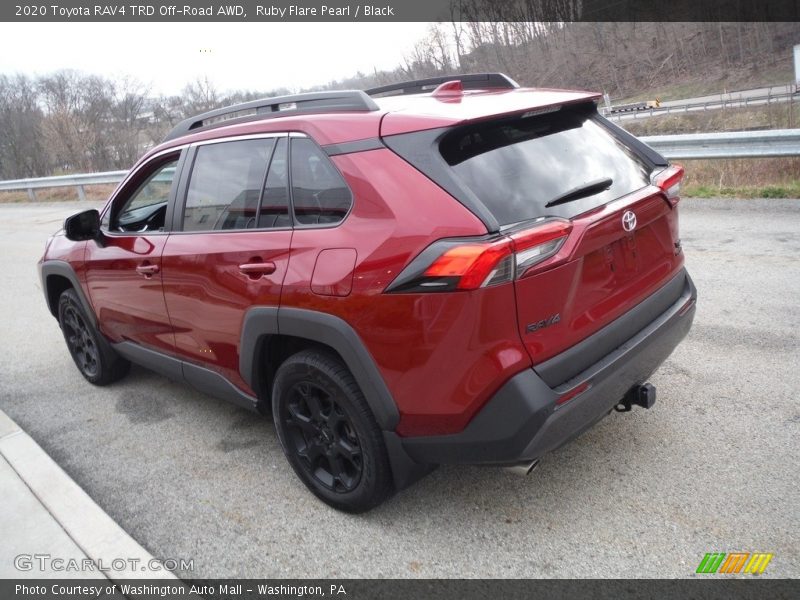Ruby Flare Pearl / Black 2020 Toyota RAV4 TRD Off-Road AWD