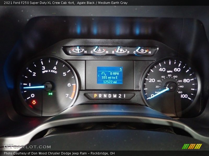 Agate Black / Medium Earth Gray 2021 Ford F250 Super Duty XL Crew Cab 4x4