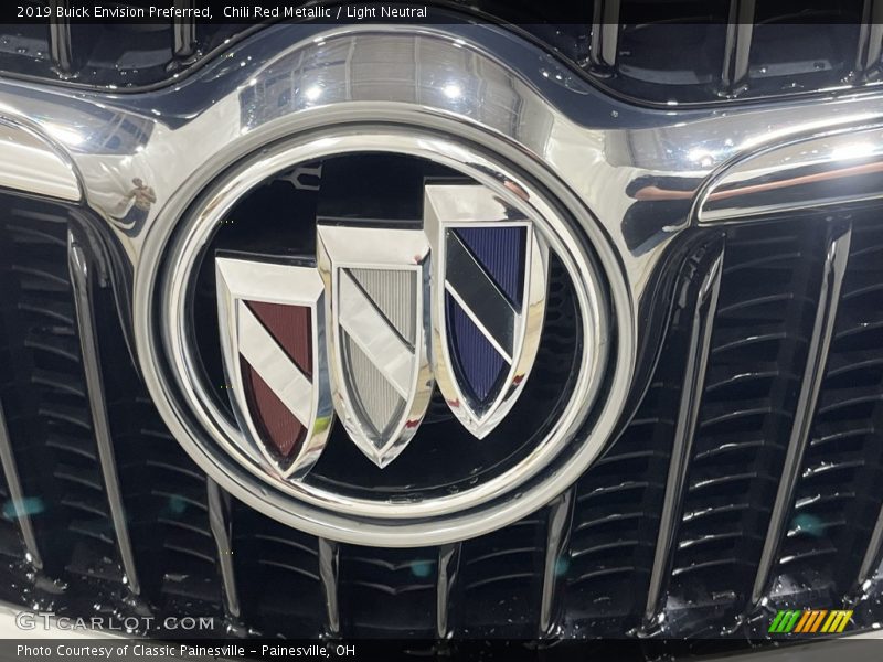Chili Red Metallic / Light Neutral 2019 Buick Envision Preferred