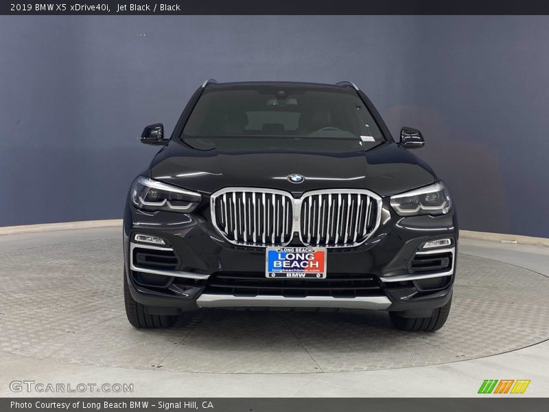 Jet Black / Black 2019 BMW X5 xDrive40i