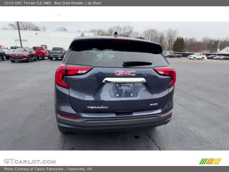 Blue Steel Metallic / Jet Black 2019 GMC Terrain SLE AWD