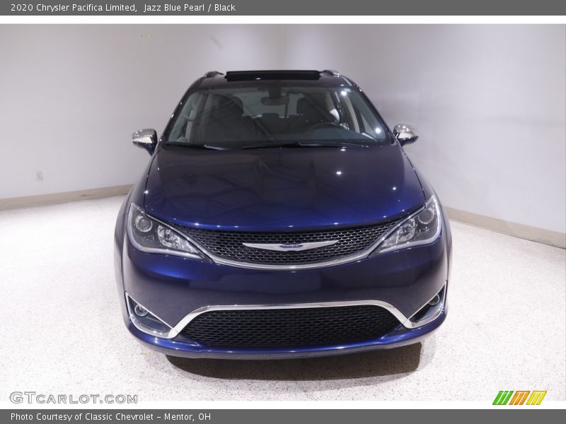 Jazz Blue Pearl / Black 2020 Chrysler Pacifica Limited
