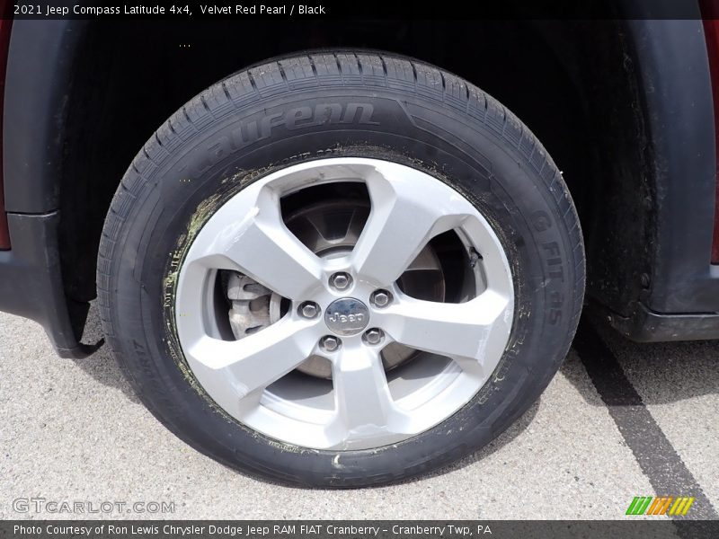 Velvet Red Pearl / Black 2021 Jeep Compass Latitude 4x4