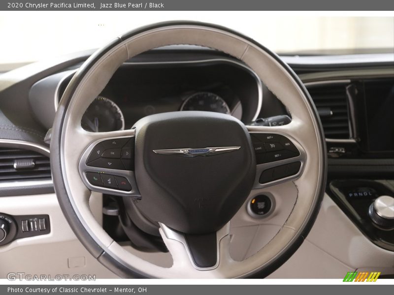 Jazz Blue Pearl / Black 2020 Chrysler Pacifica Limited