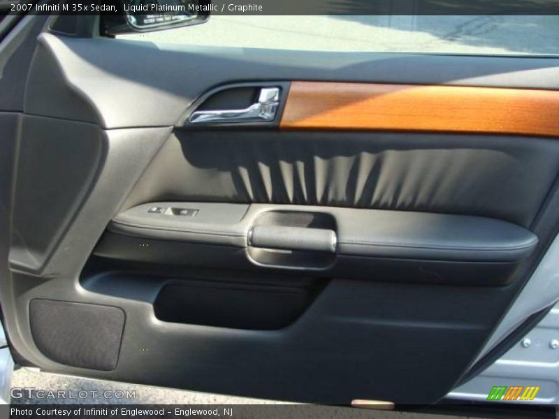 Liquid Platinum Metallic / Graphite 2007 Infiniti M 35x Sedan