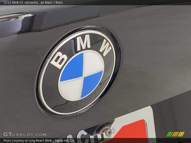 Jet Black / Black 2019 BMW X5 xDrive40i